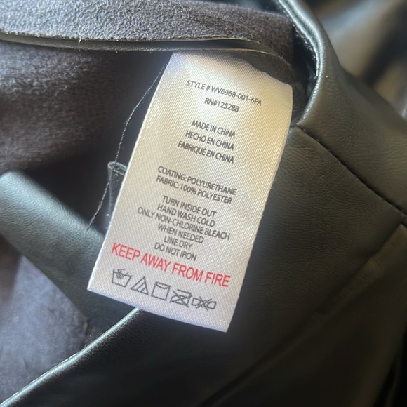 Jason Wu Faux Leather Cargo Pants size 6 $280 MSRP Straight Leg - Picture 10 of 10